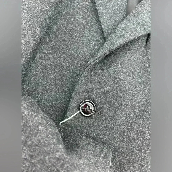 NWT DOLCE & GABBANA Coat Jacket Grey Wool Single Breasted IT54/US44/XXL $3000 - Picture 6 of 16